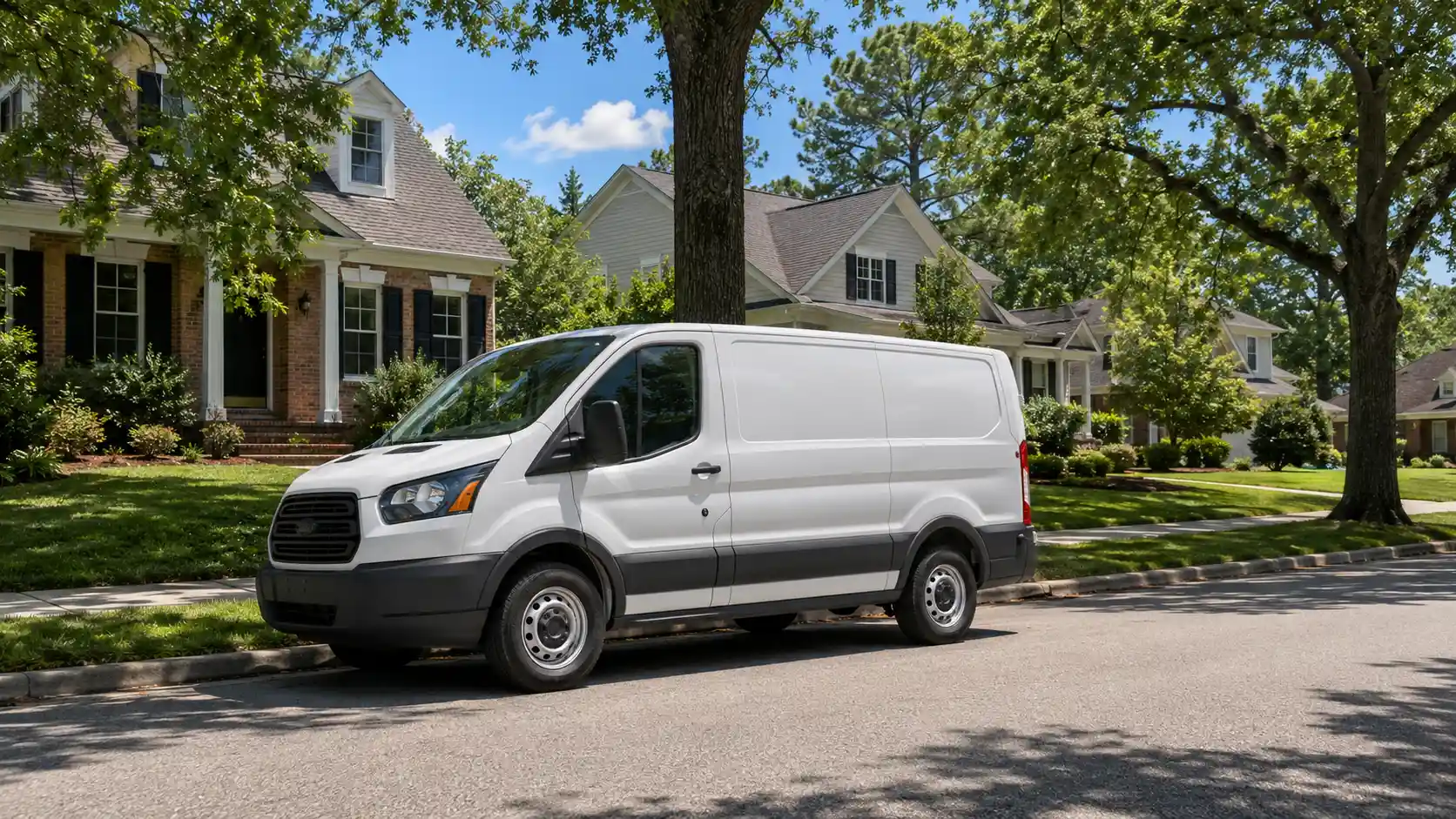 Druid City Restoration response van in Tuscaloosa